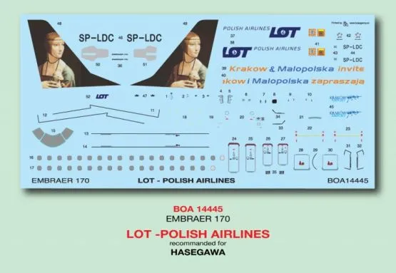 Embraer 170 - LOT - Polish Airlines 1:144