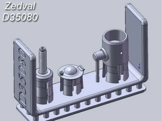 T-34, Su-100 Antenna input for 9-R w/ armor 1:35