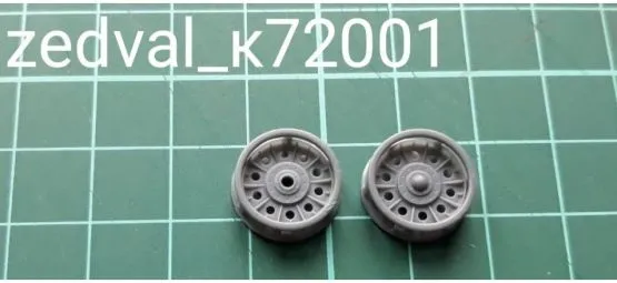 T-34 wheels (Stalingrad v.) 1:72 T-34 wheels (Stalingrad v.) 1:72