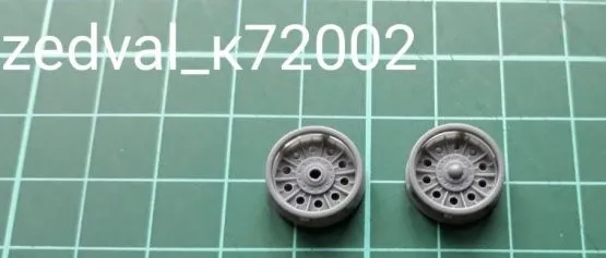 T-34 wheels (UVZ v.) 1:72 T-34 wheels (UVZ v.) 1:72