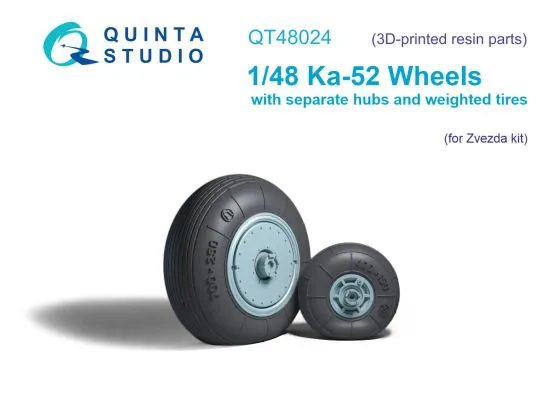 Ka-52 Wheels 1:48