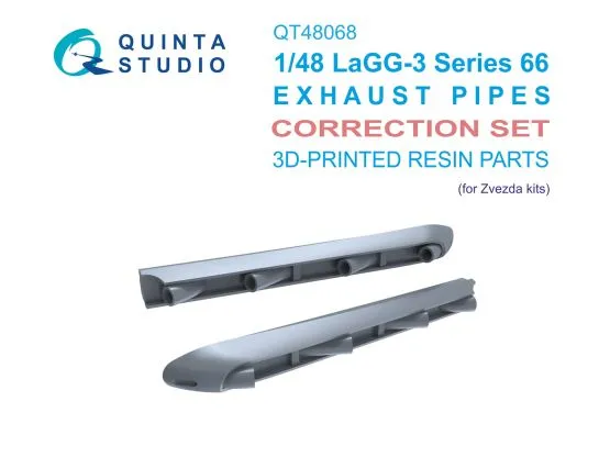 LaGG-3 series 66 Exhaust Pipes 1:48