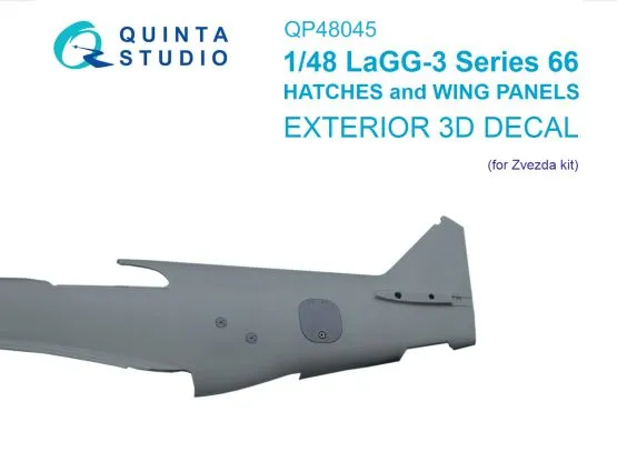 LaGG-3 Series 66 Hatches and Wing Covers 1:48