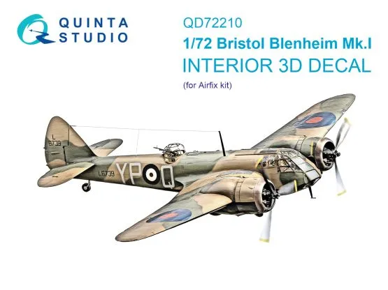 Bristol Blenheim Mk.I interior for Airfix 1:72