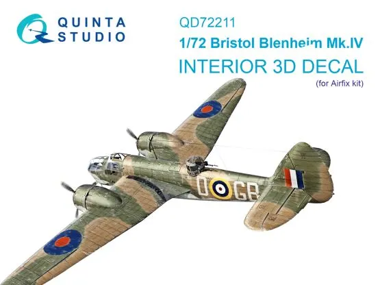 Bristol Blenheim Mk.IV interior for Airfix 1:72