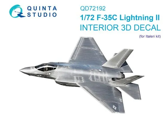 F-35C Lighting II interior for Italeri 1:72
