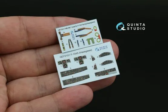 F-104S Starfighter interior for Hasegawa 1:72