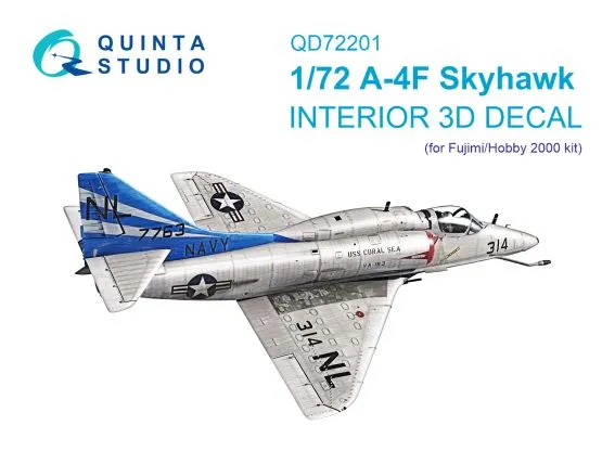 A-4F Skyhawk interior for Fujimi 1:72
