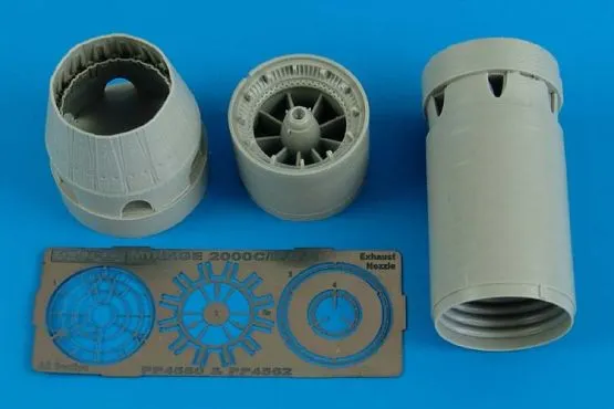 Mirage 2000C/B/D/N exhaust nozzle - closed 1:48