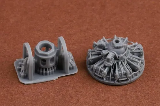 F4F-4 engine & exhaust set for Arma Hobby 1:72