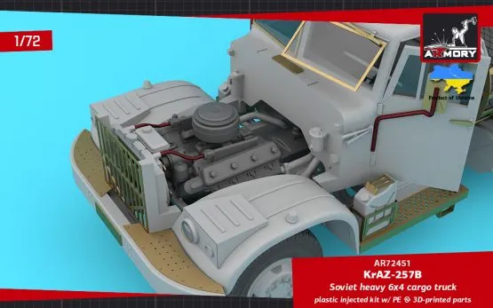 KrAZ-257B 6×4 cargo truck 1:72