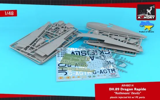 DH.89 Dragon Rapide - Rothmans' Devils 1:48