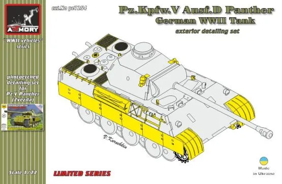 Pz.Kpfw.V Ausf.D Panther detailing set 1:72