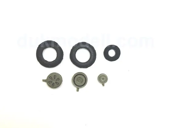 MiG-21PF wheels 1:48