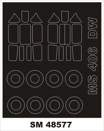 MS.406 mask for Dora Wings 1:48