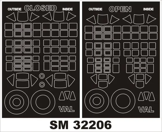 D3A1 VAL mask for Infinity Models 1:32