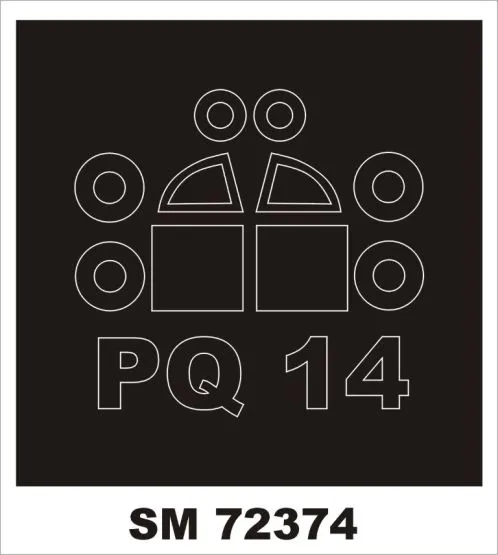 PQ-14 Cadet mask for Fly 1:72