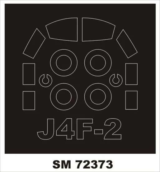 J4F-2 Widgeon mask for KP 1:72