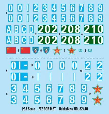 Chinese Main Battle Tank (MBT) ZTZ 99B 1:35