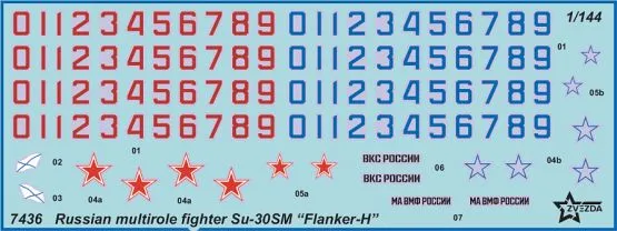 Su-30SM Flanker-H 1:144