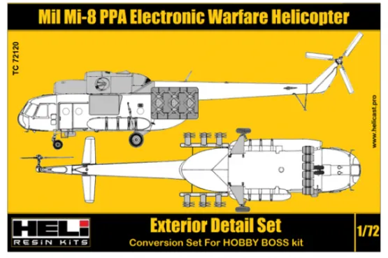 Mil Mi-8 PPA Conversion set 1:72 Mil Mi-8 PPA Conversion set 1:72