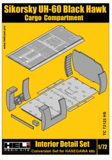 Sikorsky UH-60 Black Hawk Cargo Compartment Set 1:72