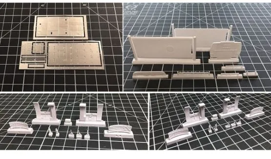 Sikorsky UH-60 Black Hawk Cargo Compartment Set 1:72