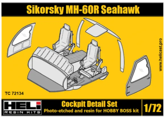 Sikorsky MH-60R Seahawk Cockpit set 1:72