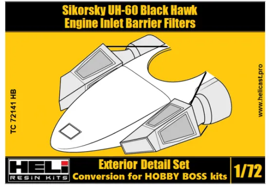 Sikorsky UH-60 Black Hawk Engine Filters (Hase.) 1:72