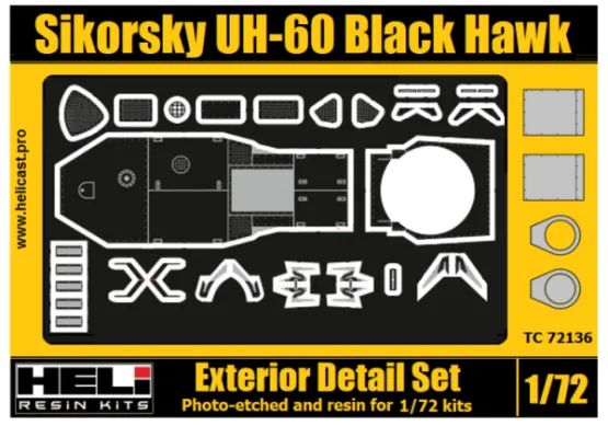 Sikorsky UH-60 Black Hawk Exterior Detail Set 1:72