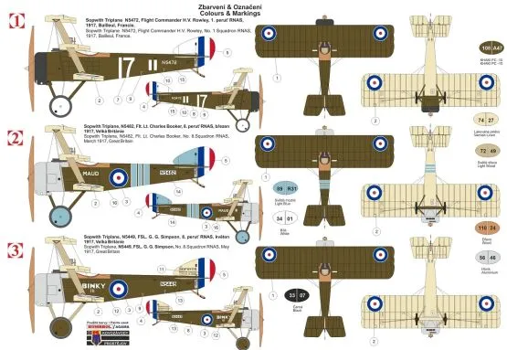 Sopwith Triplane "Aces" 1:72