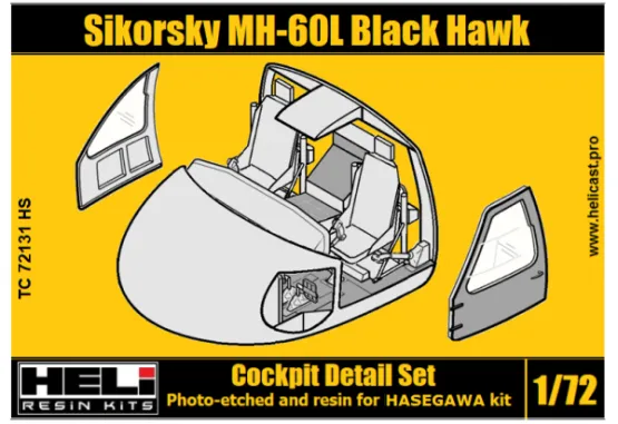 Sikorsky MH-60L Black Hawk Cockpit 1:72