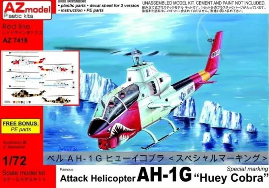 AH-1G Huey Cobra "US Army & Nasa" 1:72