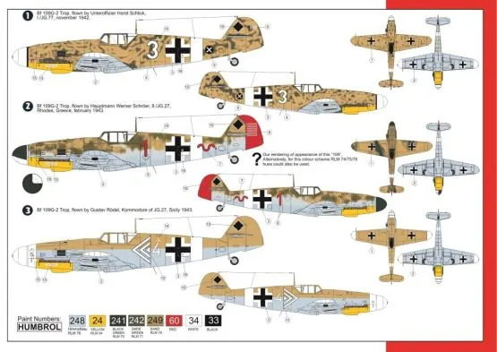 Bf 109G-2 Trop 1:72