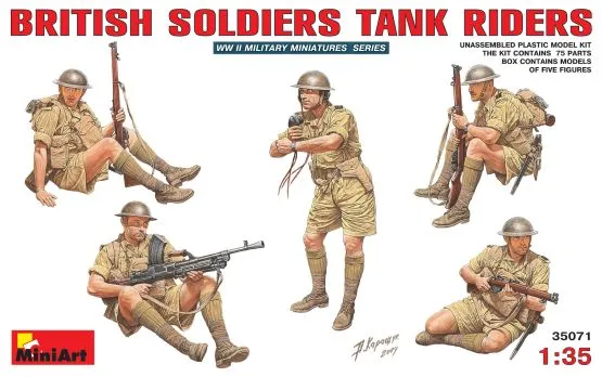 British Soldiers Tank Riders II.WW 1:35