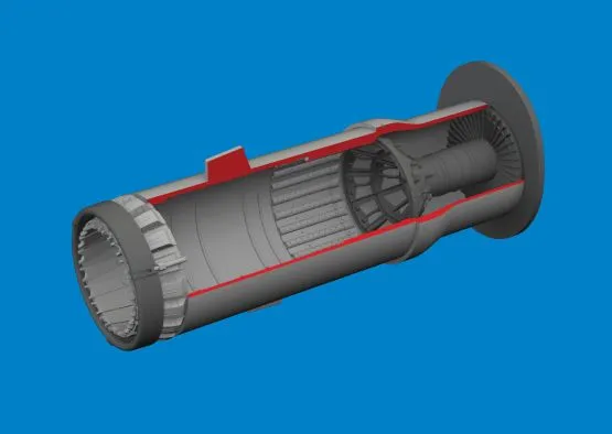 MiG-21F exhaust nozzle 1:48