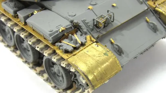 T-55AD "Drozd" mudguards for TAKOM 1:35