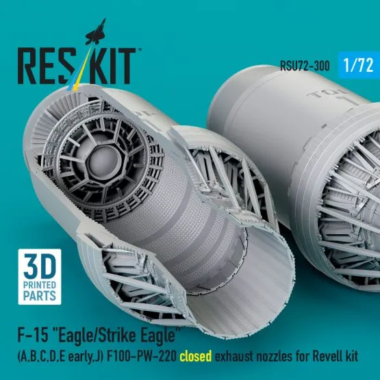 F-15 closed exhaust nozzles for Revell 1:72