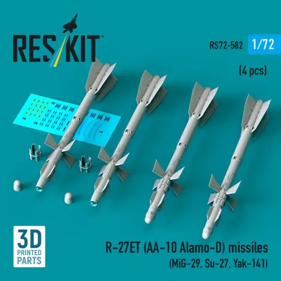 R-27ET (AA-10 Alamo-D) missiles 1:72