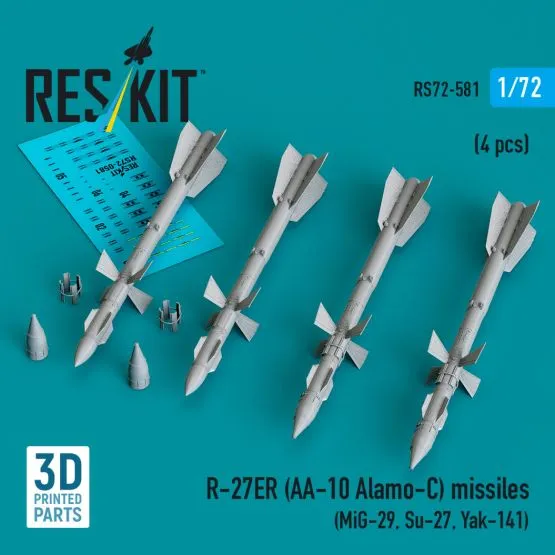 R-27ER (AA-10 Alamo-C) missiles 1:72