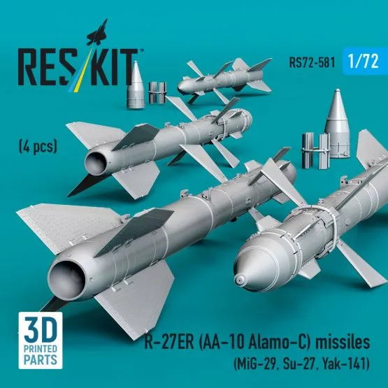 R-27ER (AA-10 Alamo-C) missiles 1:72