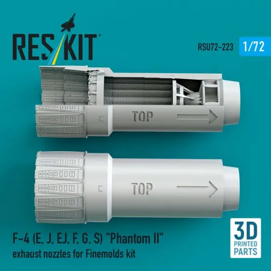F-4 (E-S) "Phantom II" exhaust nozzles for Finemolds 1:72