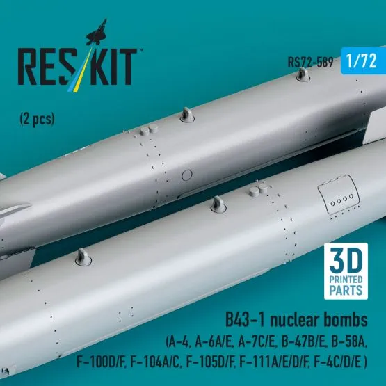 B43-1 nuclear bombs 1:72