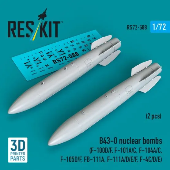 B43-0 nuclear bombs 1:72 B43-0 nuclear bombs 1:72