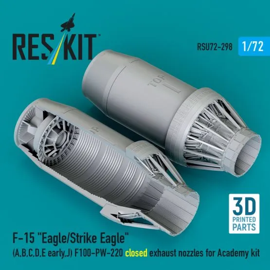 F-15 closed exhaust nozzles for Academy 1:72