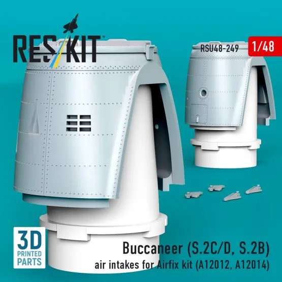 Buccaneer (S.2C/D, S.2B) air intakes for Airfix 1:48