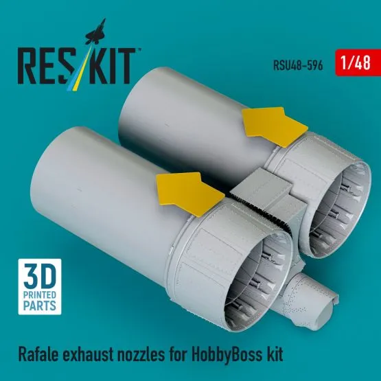 Rafale exhaust nozzles for HobbyBoss 1:48