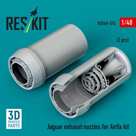 Jaguar exhaust nozzles for Airfix 1:48