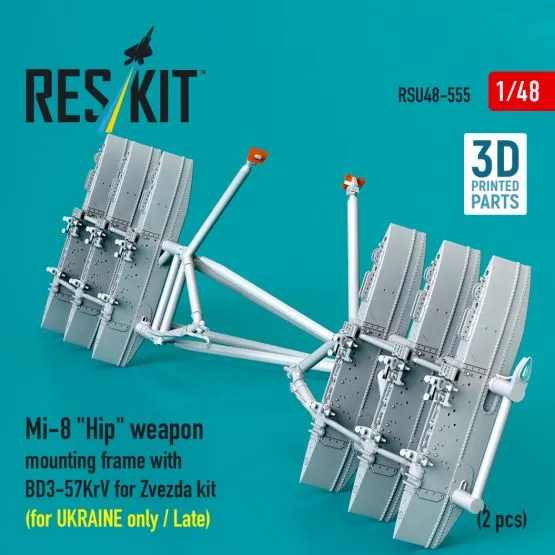 Mi-8 weapon mounting frame for Zvezda 1:48