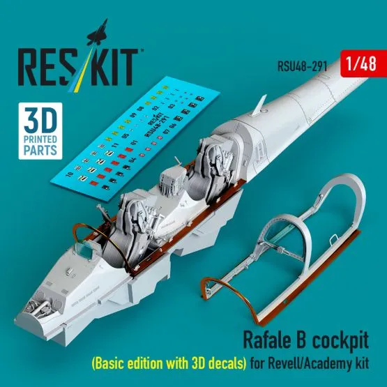 Rafale B cockpit (with 3D decals) for Revell 1:48
